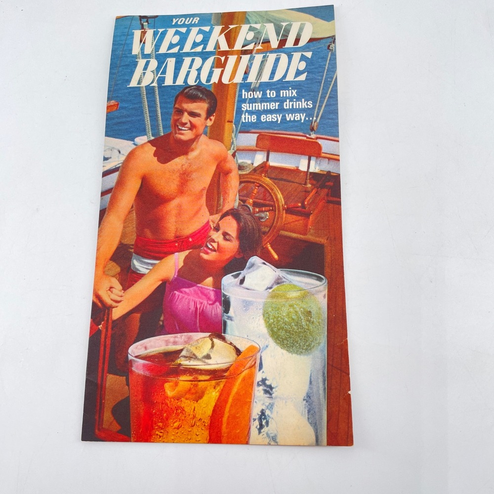 Vintage Southern Comfort Weekend wBar Guide Cocktail Recipe Booklet Mid Century